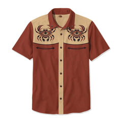 Rust Red And Tan