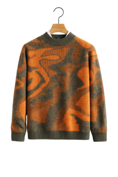 Burnt Orange And Olive Green