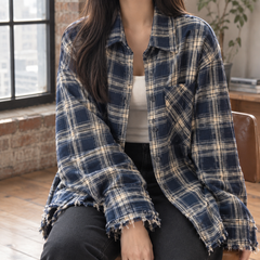 Navy Blue Plaid