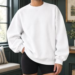 Round Neck White