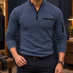 Stripe-card Navy Blue