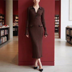 Long Skirt Brown