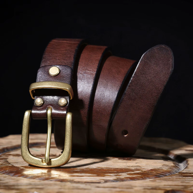 Harlan Full-Grain Leather Belt