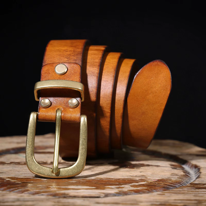 Harlan Full-Grain Leather Belt