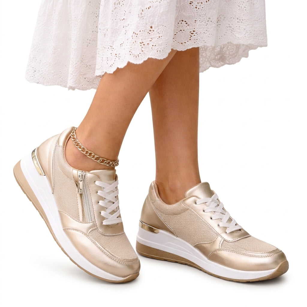 Chloe Lace Up Sneakers