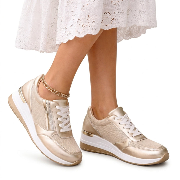 Chloe Lace Up Sneakers
