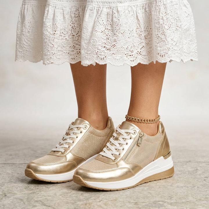Chloe Lace Up Sneakers