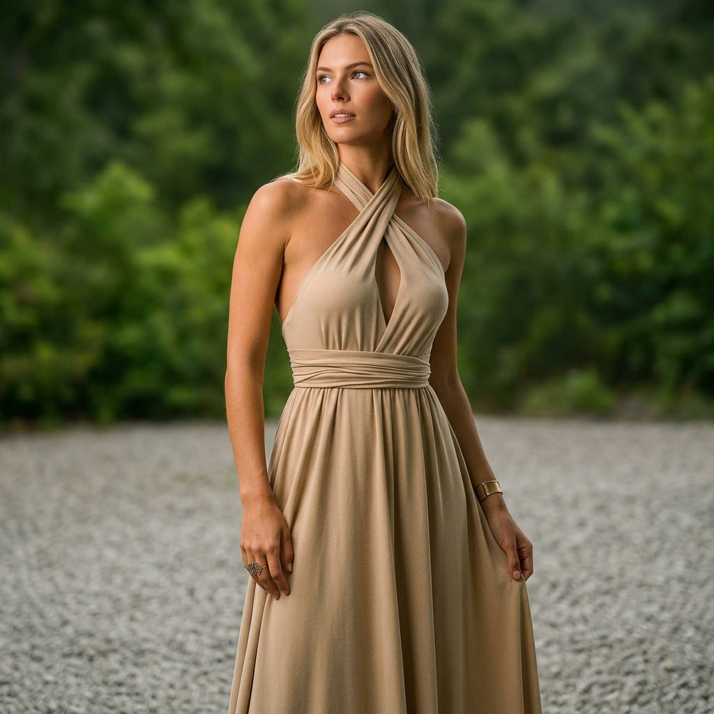 Elmirae Flowing Maxi Dress