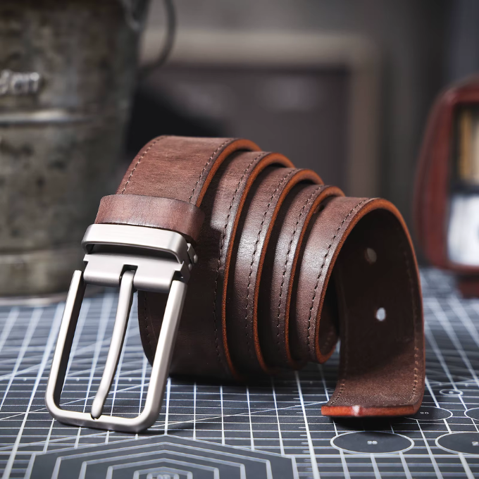 The Buckhorn Full-Grain Leather Belt