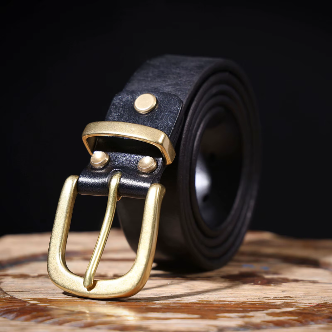 Harlan Full-Grain Leather Belt