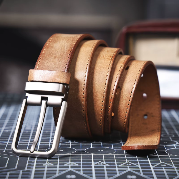 The Buckhorn Full-Grain Leather Belt