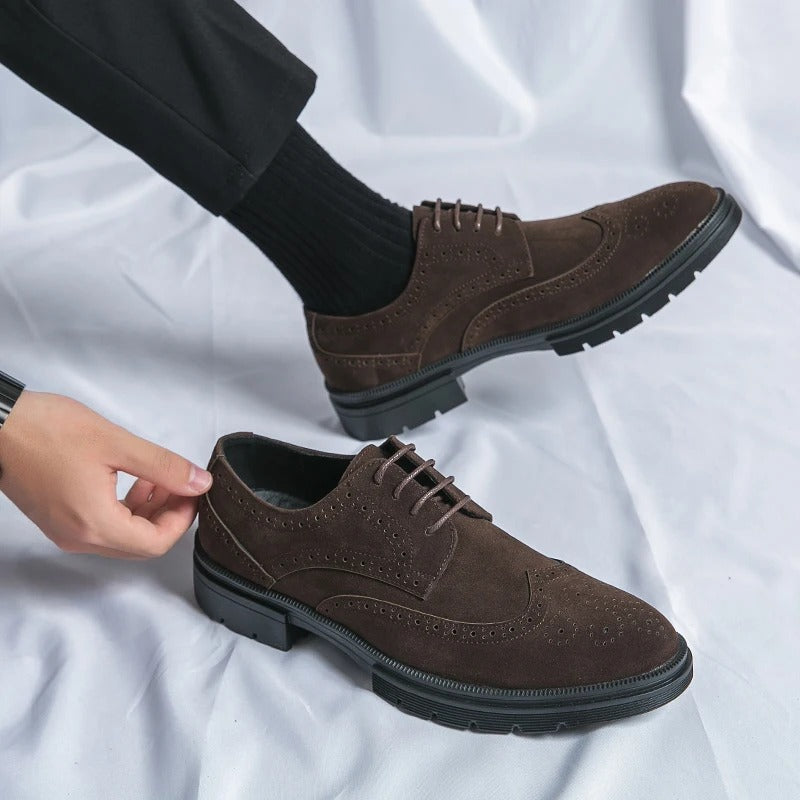 Kingsley Suede Brogue