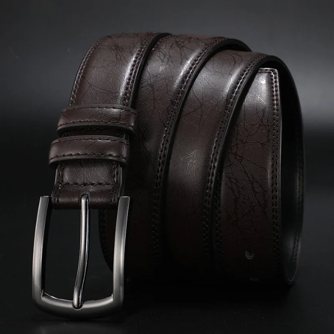 Ashford Gunmetal Cowhide Belt