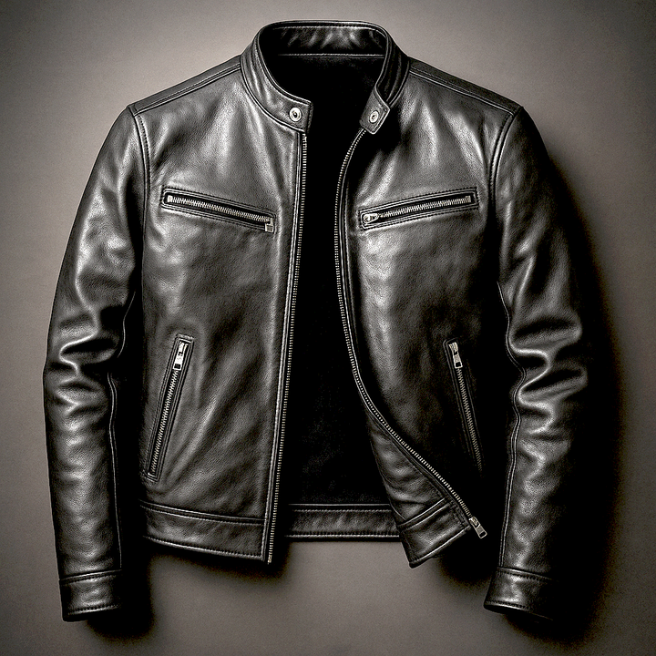 Marcello Leather Biker Jacket