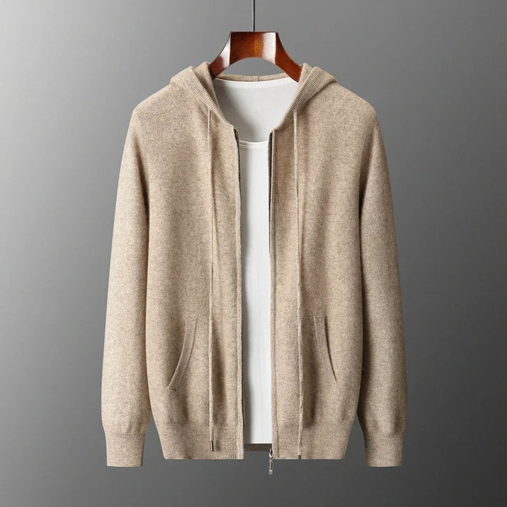 Harrow Cashmere Zip Hoodie