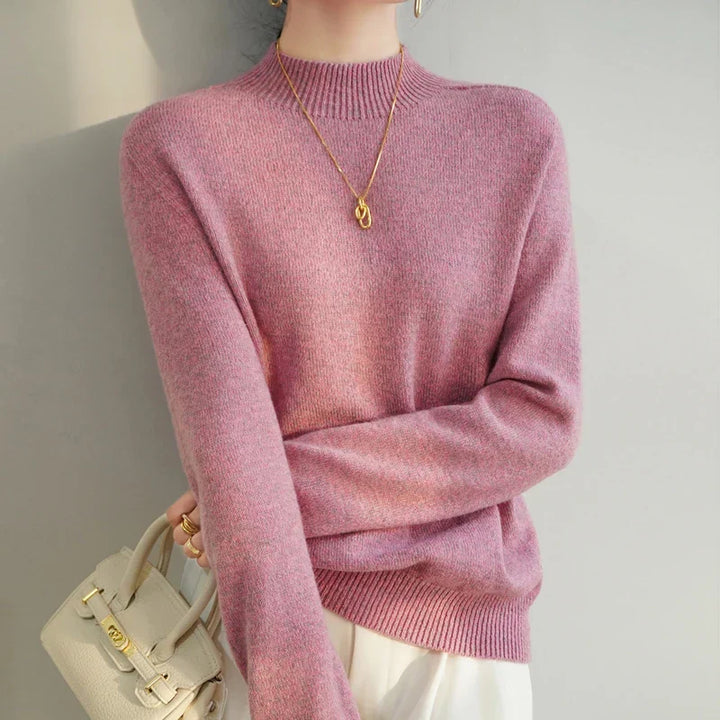 Luna Merino Mock Neck
