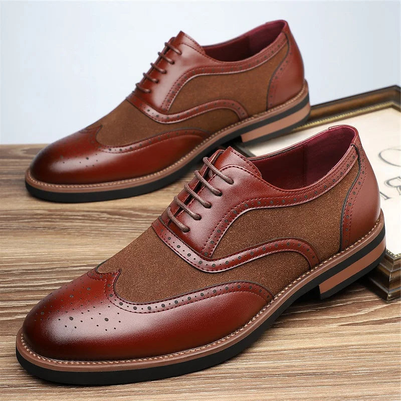 Regent Two-Tone Brogue Oxfords