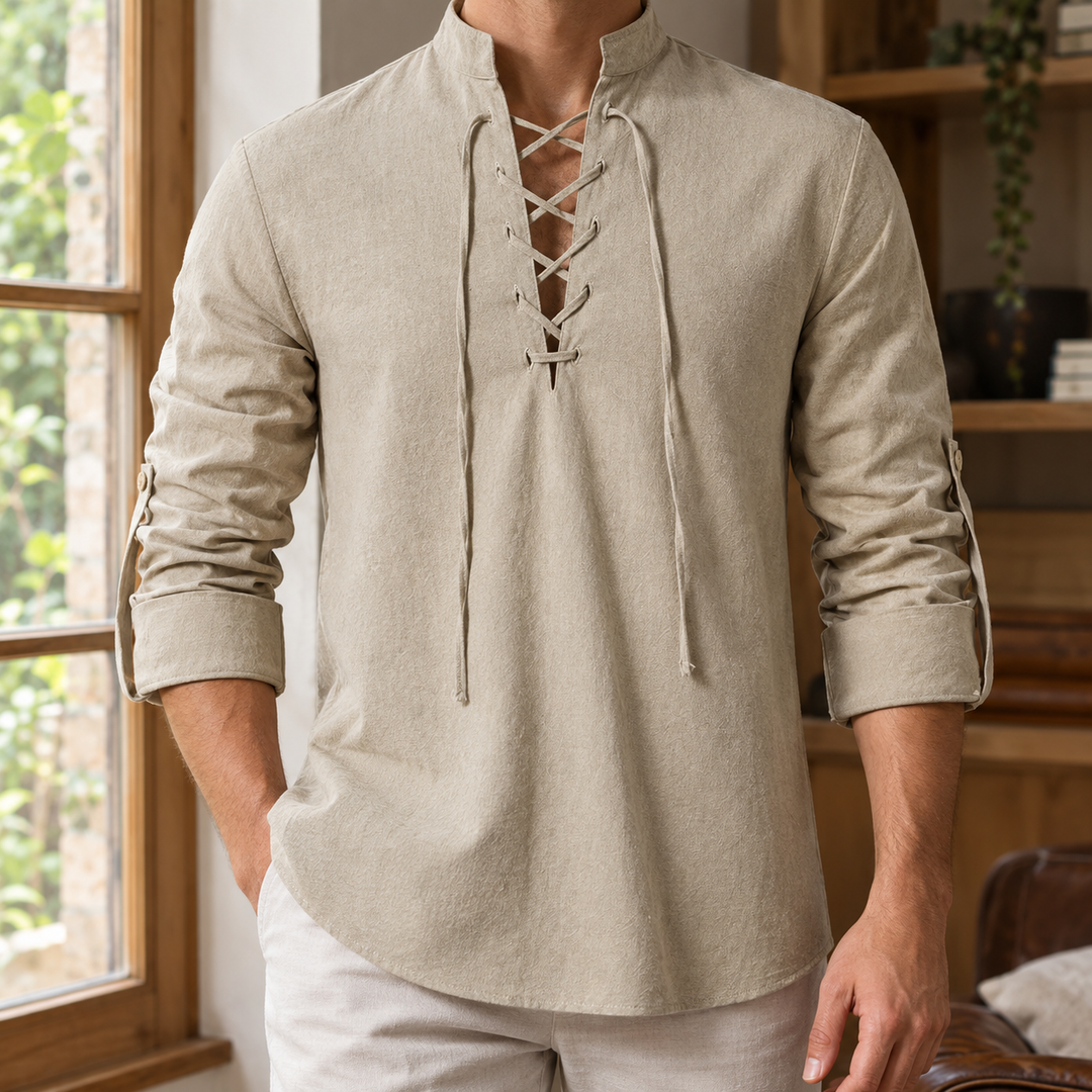 Hudson Lace-Up Shirt