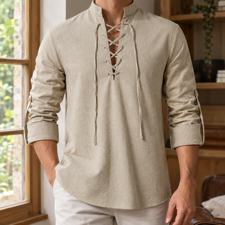 Hudson Lace-Up Shirt