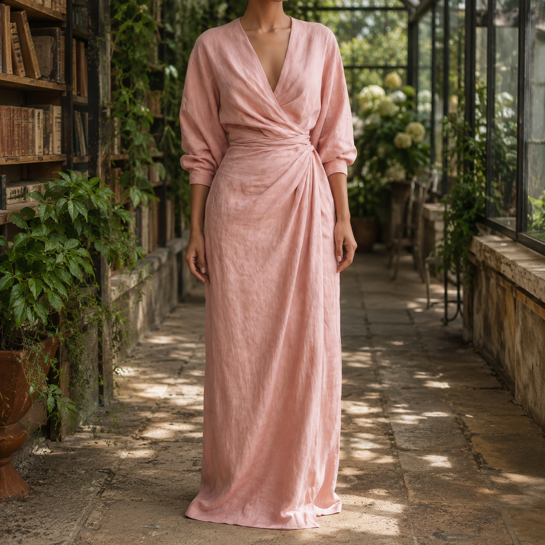 Valentina-Louise Wrap Maxi Dress