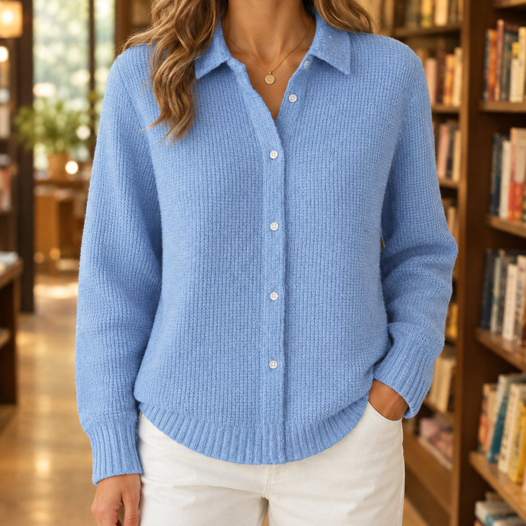 Sabina-Skye Collared Sweater