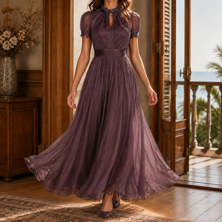 Theodora-Mae Keyhole Maxi Dress