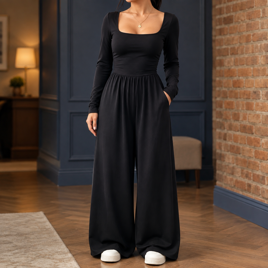 Sylvaine-Claire Wide Leg Jumpsuit