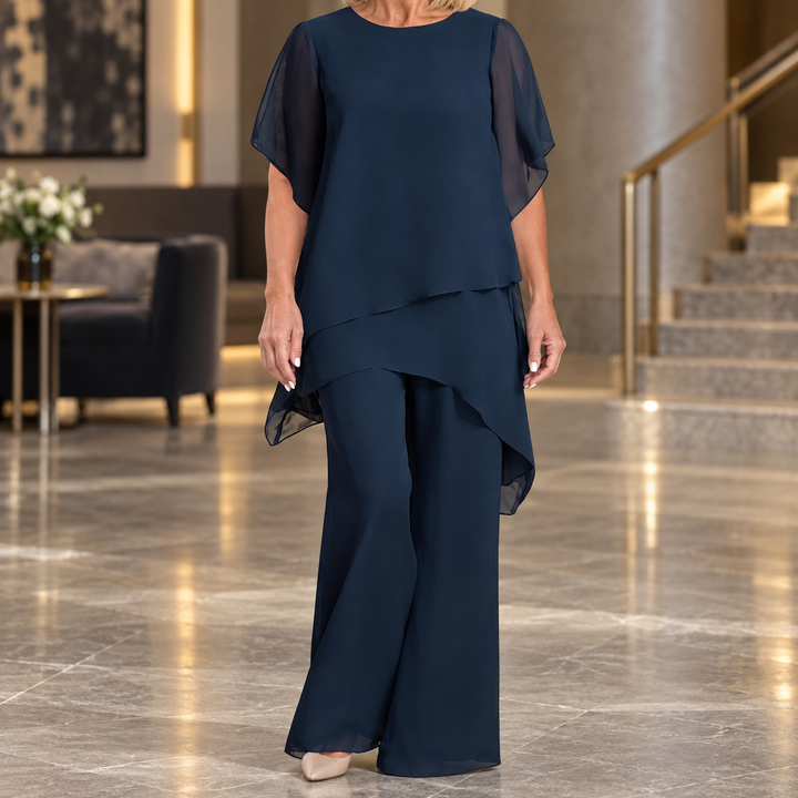 Tamsin-Faye Layered Pants Set