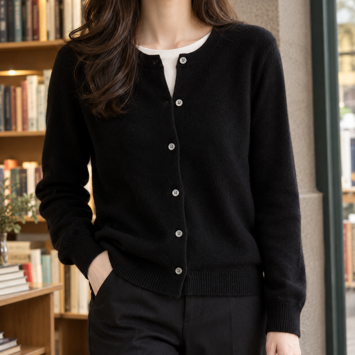 Jocasta-Jane Crewneck Cardigan