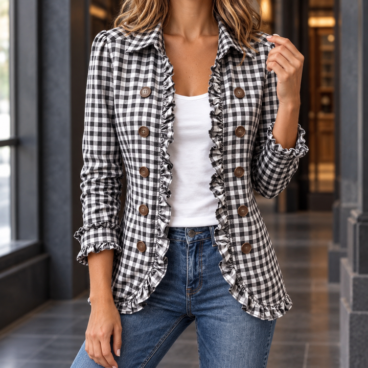 Marina-Louise Gingham Jacket