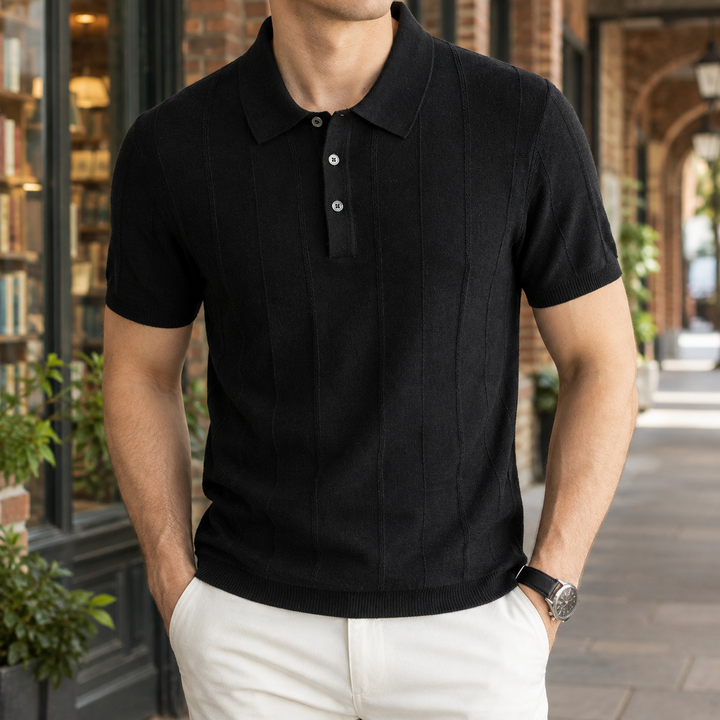 Florian Ribbed Polo