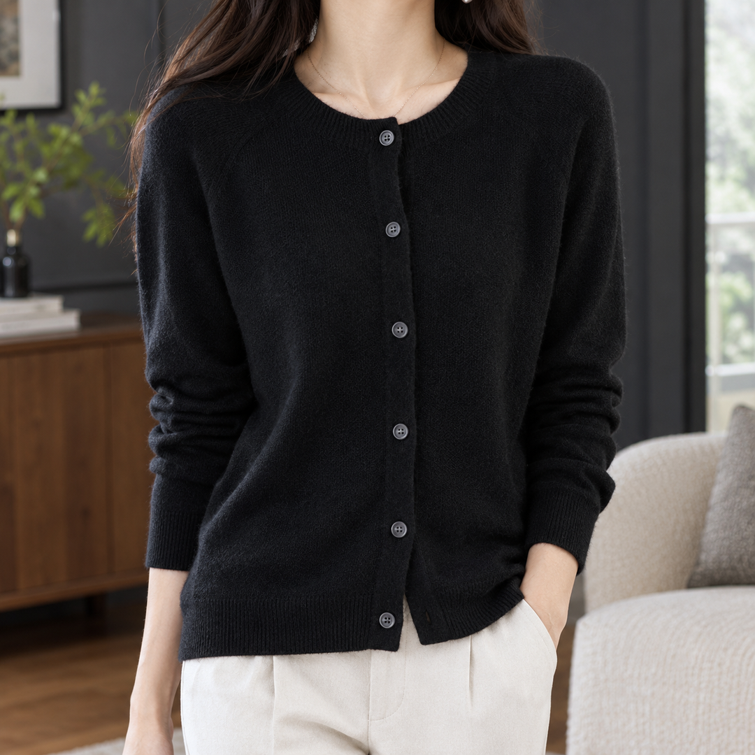 Michelle Round Neck Cardigan