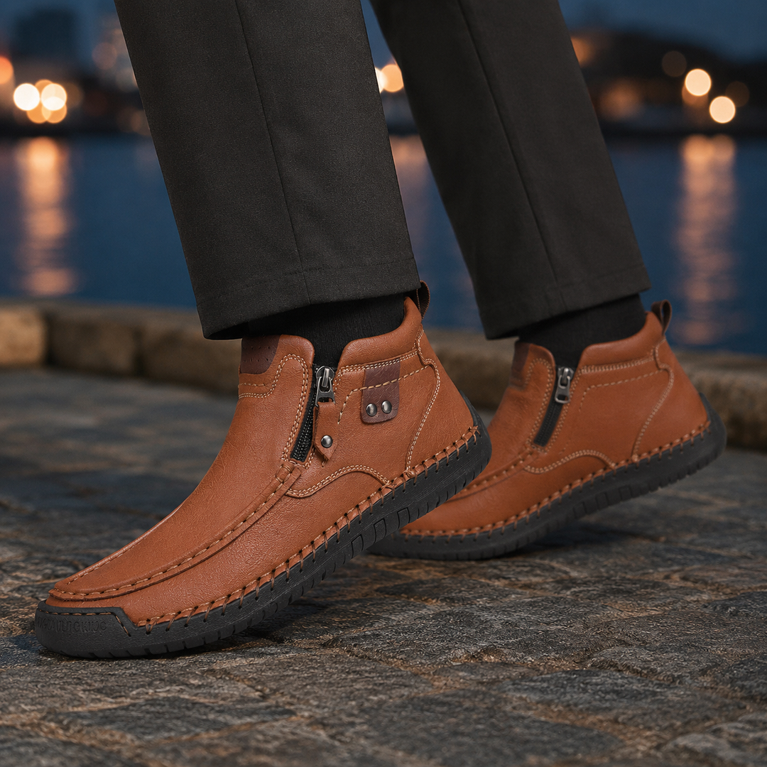 Toscano Zip Ankle Boots