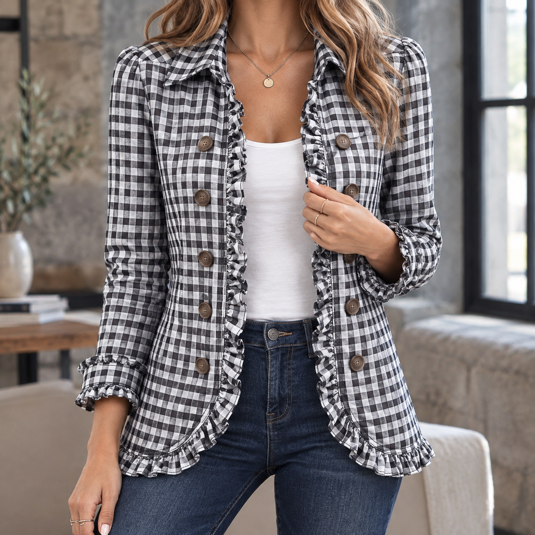 Sharon-Marie Ruffle Overshirt