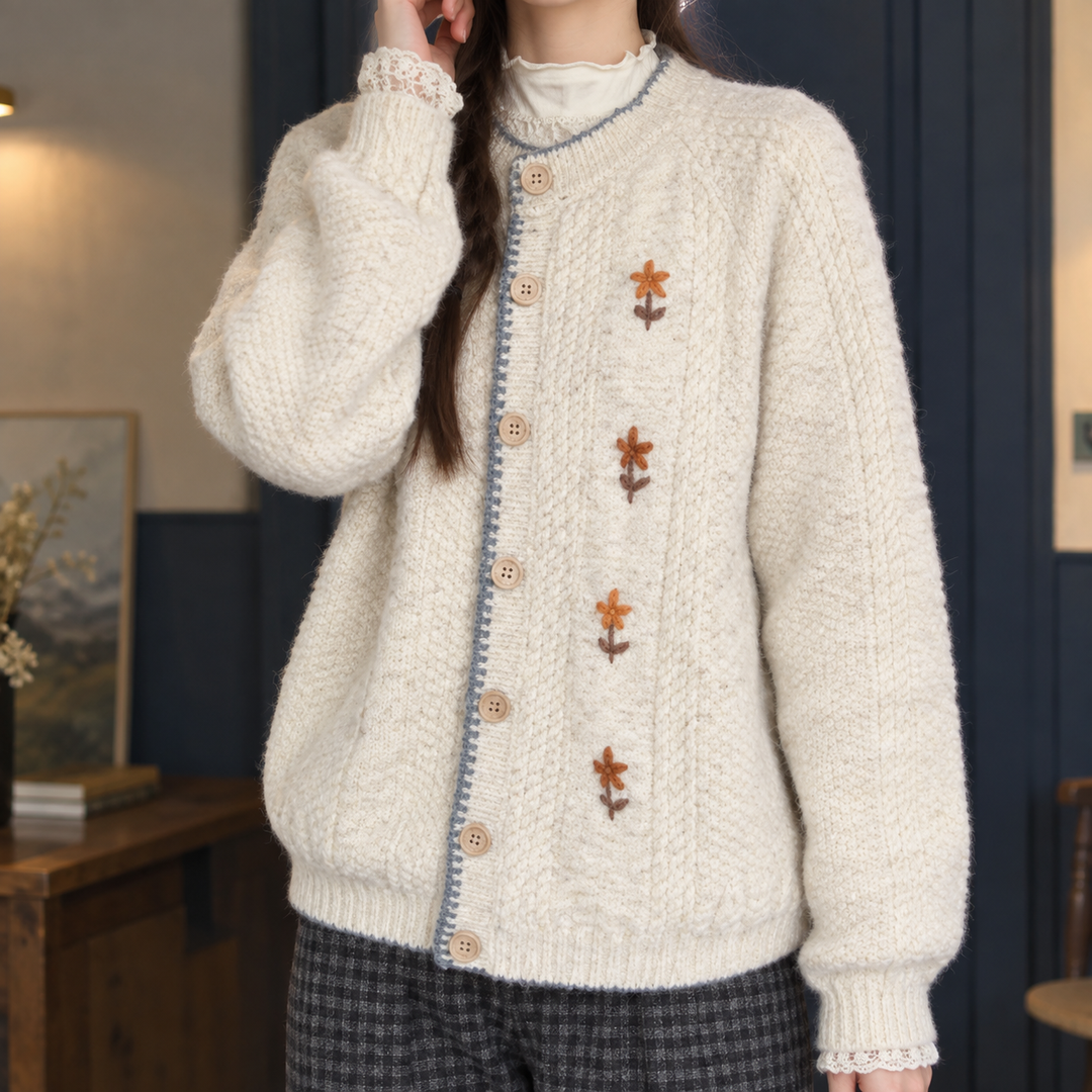 Bettina-Lane Floral Cardigan