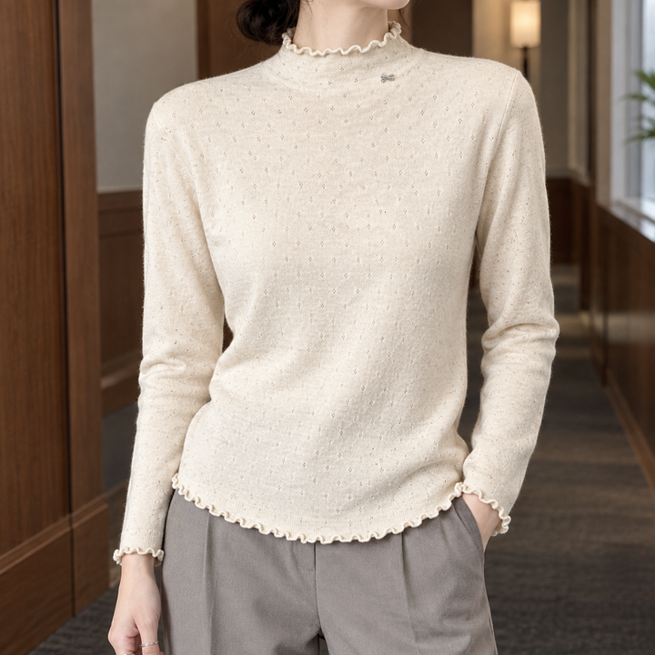 Selene-Marie Lettuce Edge Sweater