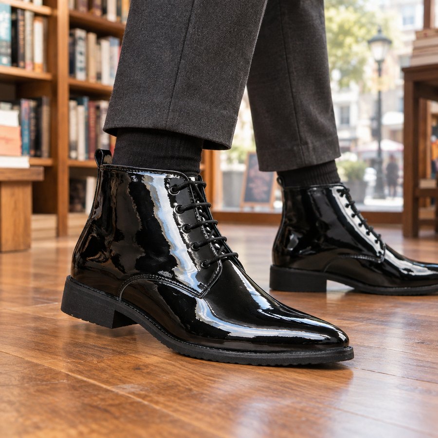 Pignatelli-Rimini Patent Boots