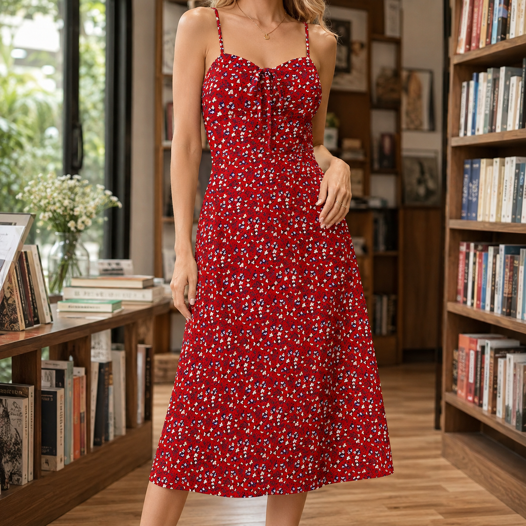 Thomasina Floral Midi Dress