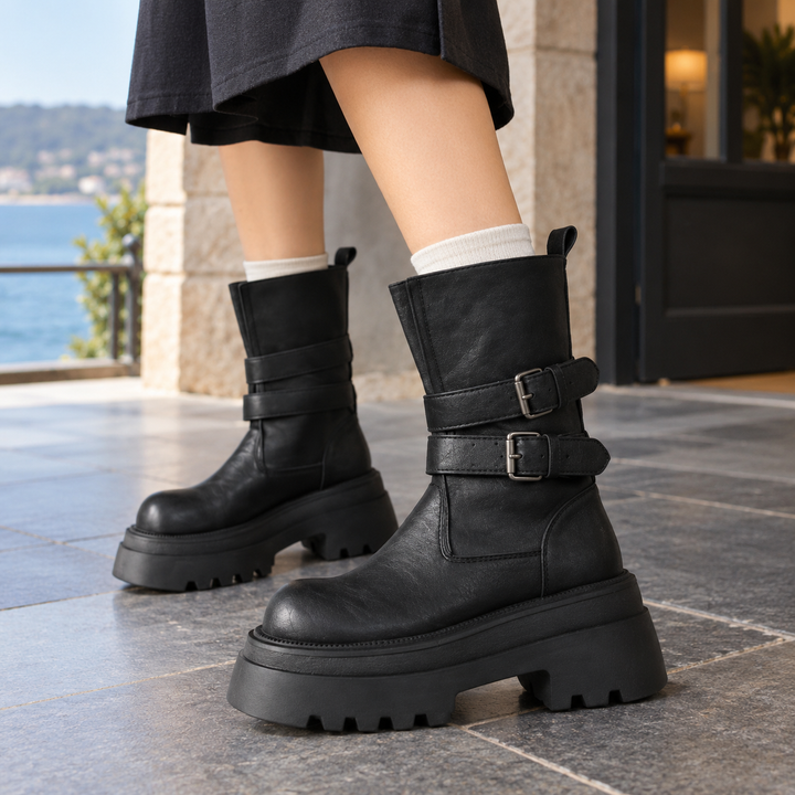 Campana-Arezzo Buckle Boots