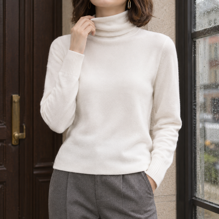 Arwen-Claire Wool Turtleneck Sweater