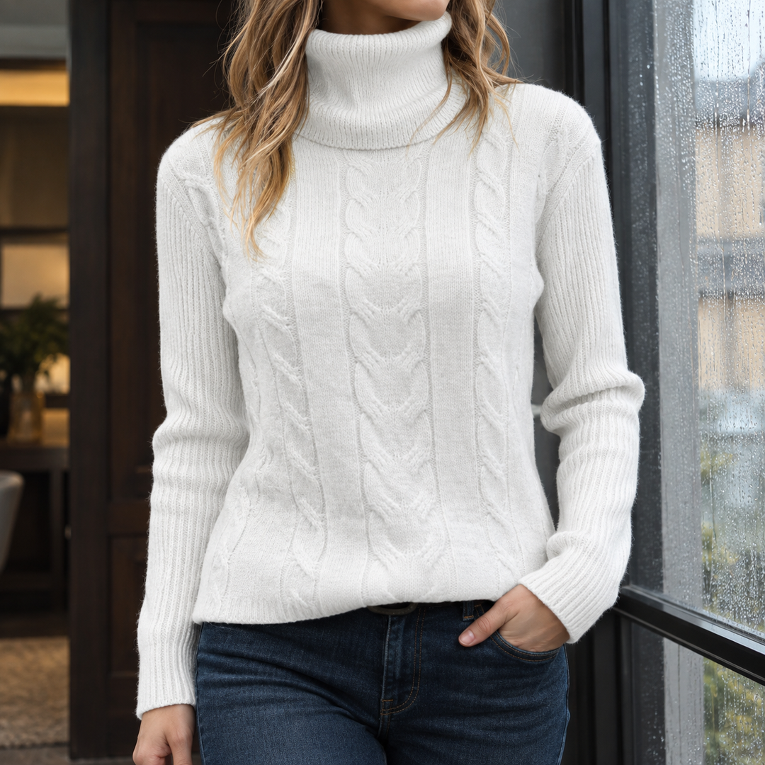 Cleo-Lane Cable Knit Sweater