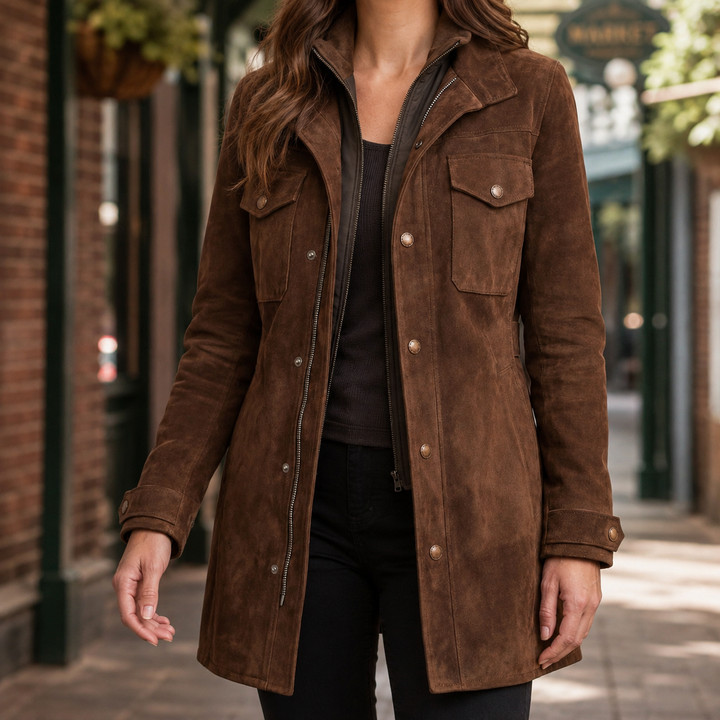 Rosalie-Claire Suede Jacket