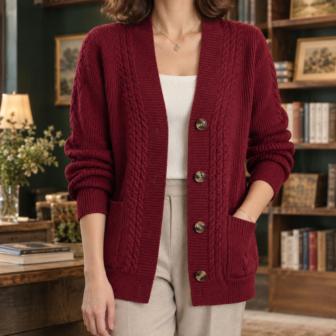 Susannah Cable Knit Cardigan