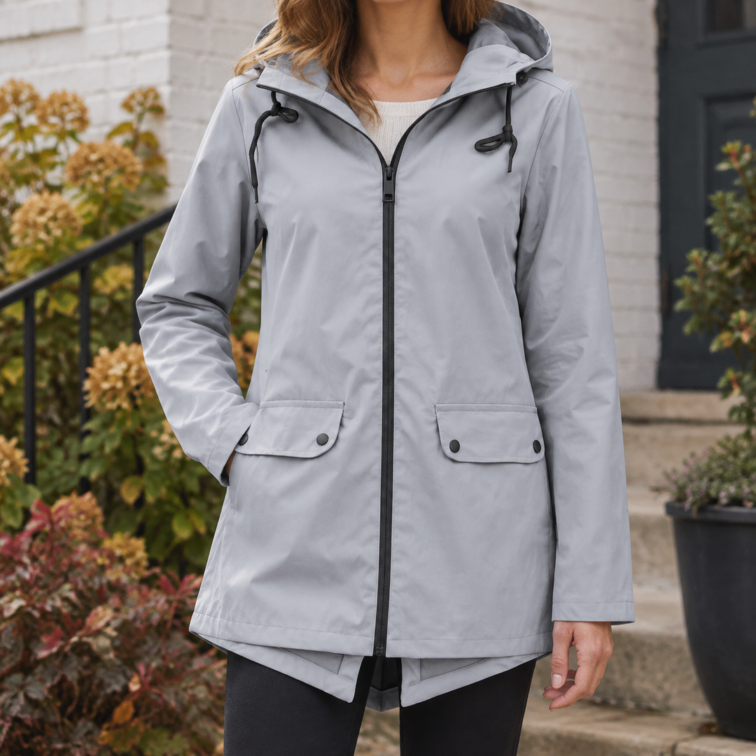 Talia-Sage Hooded Jacket