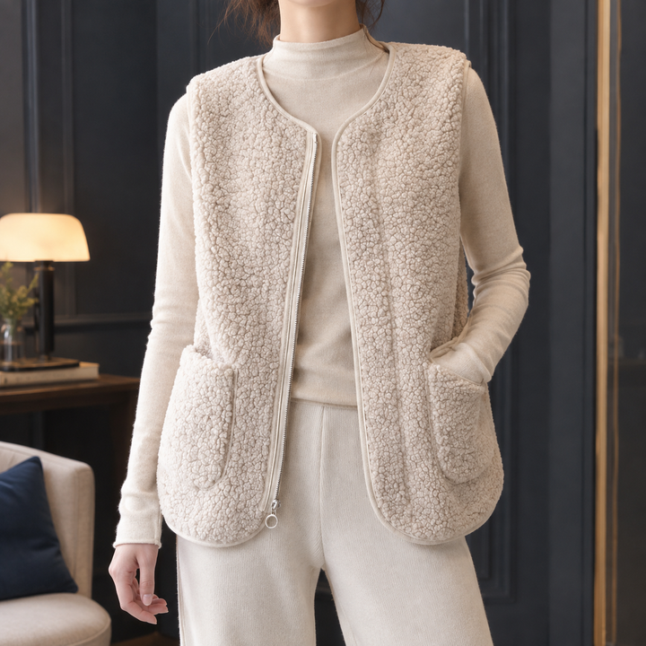 Roseline-Hope Teddy Zip Vest
