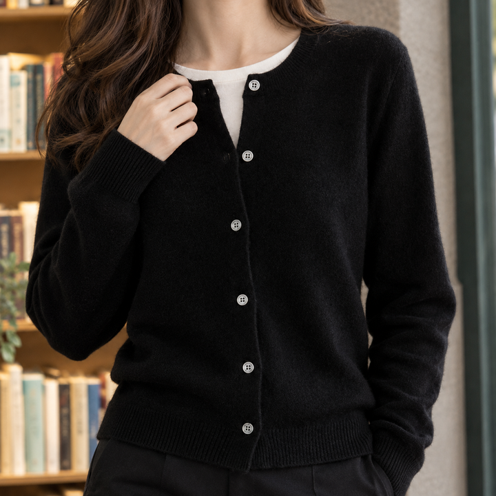 Jocasta-Jane Crewneck Cardigan