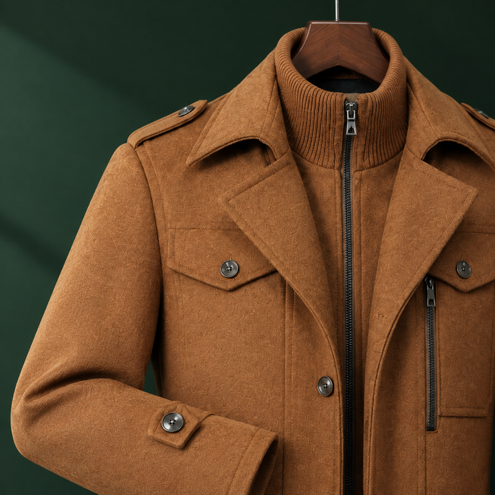 Cuthbert Double Collar Coat