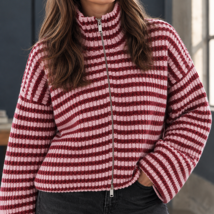 Olive Ribbed Sweater