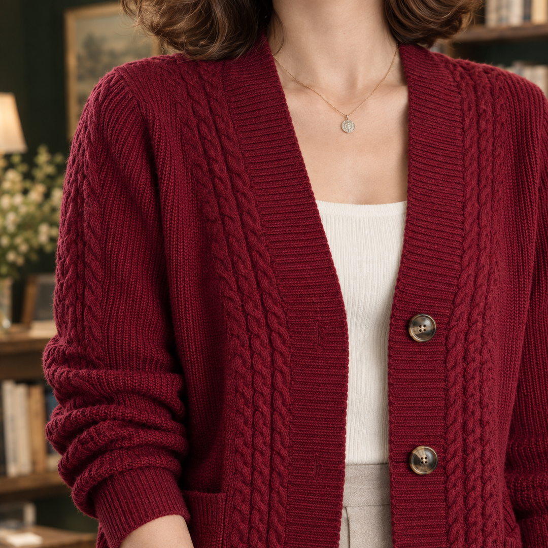 Susannah Cable Knit Cardigan