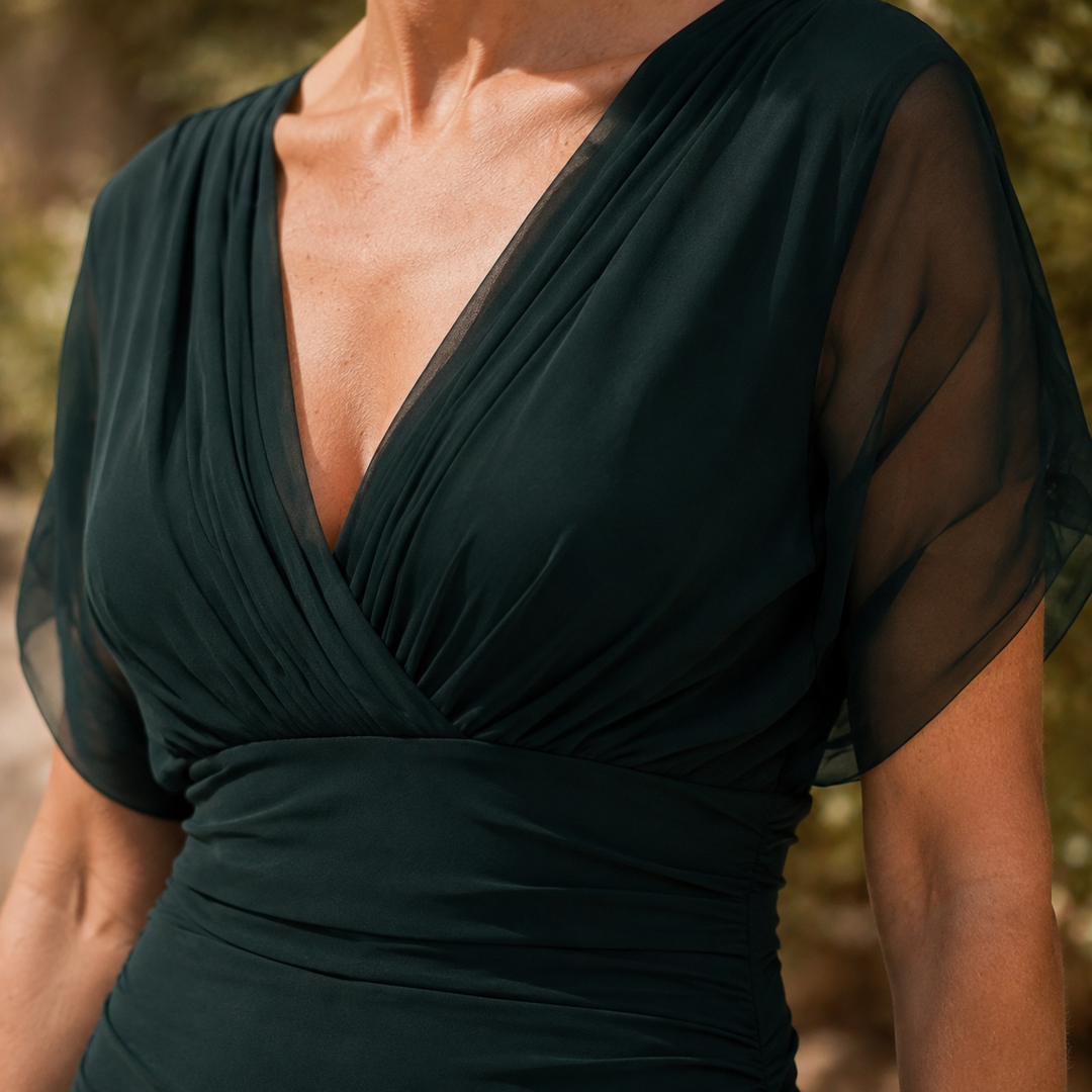 Vera-Rae Draped Maxi Dress